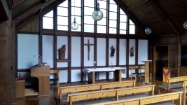 Die Lioba-Kapelle: Innenansicht Die Lioba-Kapelle: Innenansicht