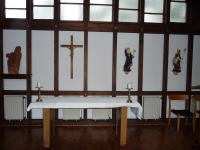 Die Lioba-Kapelle: Innenansicht Die Lioba-Kapelle: Innenansicht